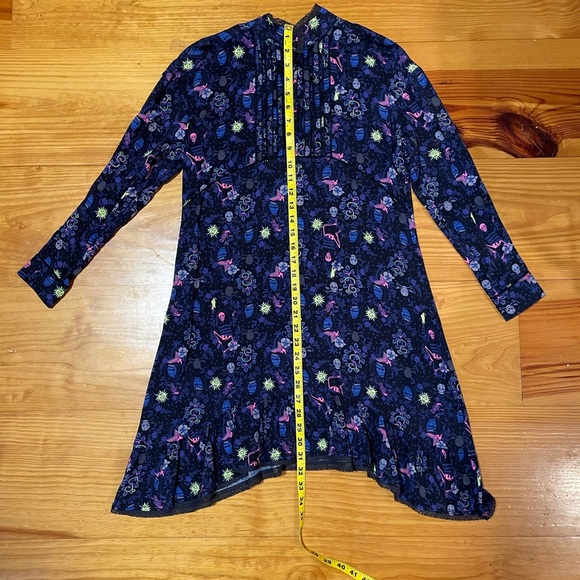 Zadig & Voltaire Pirate Skeleton Floral Sailor Spooky Tattoo Dress - Picture 9 of 16